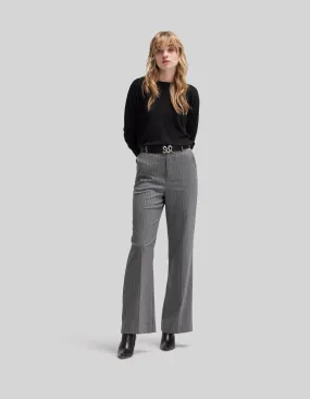 Cardigan maille tricot noir réversible femme